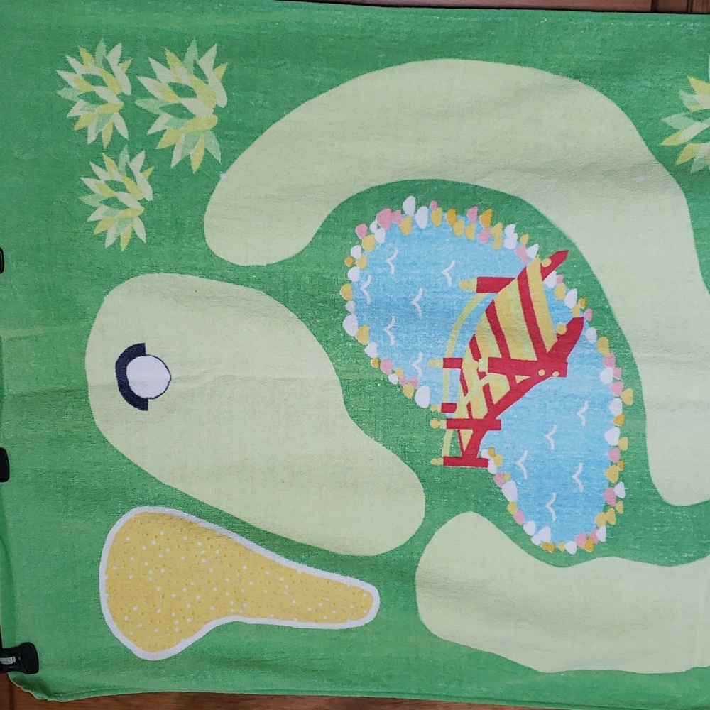 Jay Franco VTG Golf Themed Beach Pool Towel - Picture 3 of 6